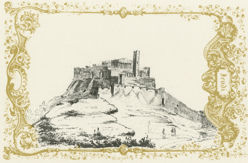 Αθήνα-Ακρόπολη-Βορειοδυτική άποψη 1835-1836