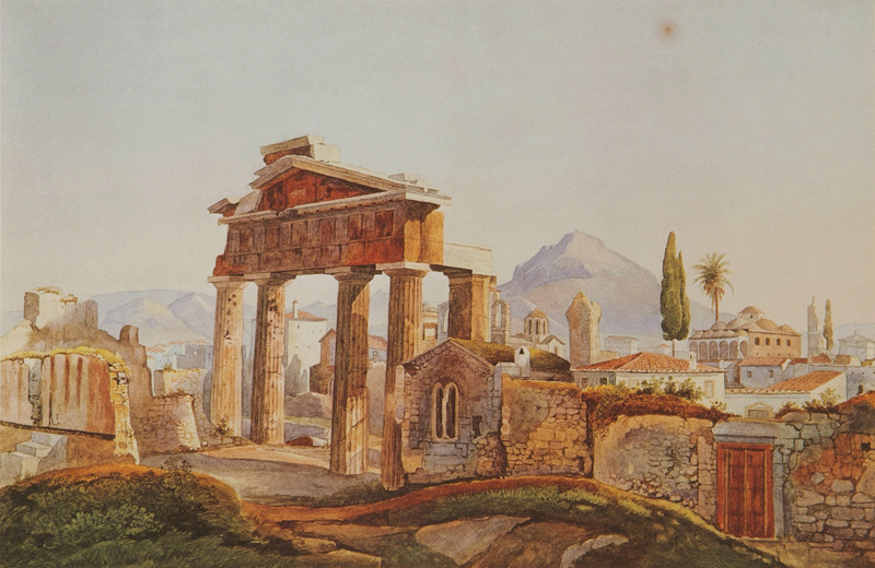 Αθήνα-Δυτική άποψη από την Παζαρόπορτα