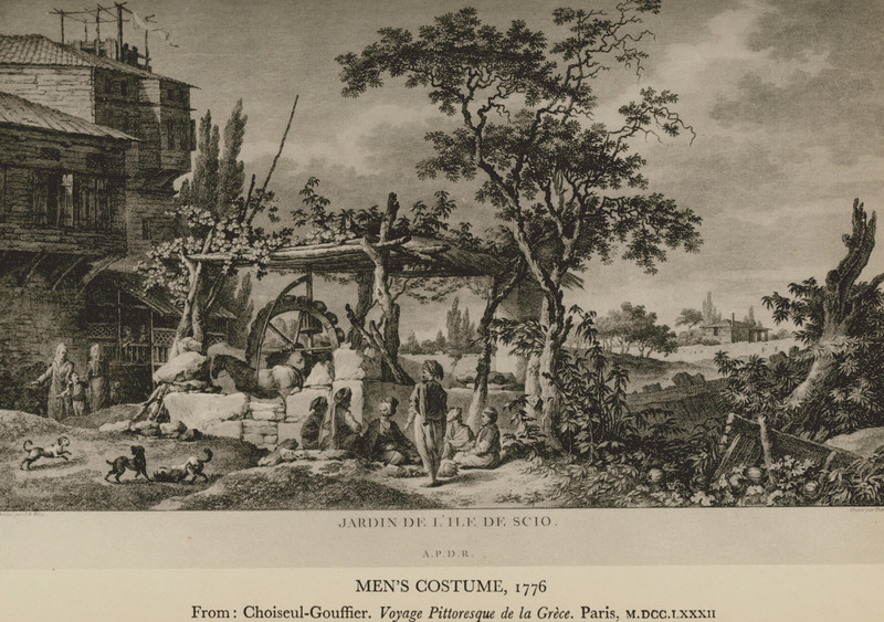Ανδρικές ενδυμασίες στον Κάμπο της Χίου, 1776