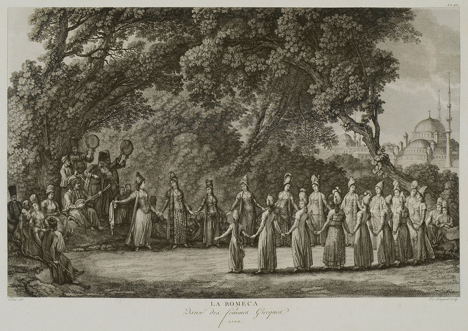 Ελληνικός (ρωμαίικος) χορός γυναικών στην Κωνσταντινούπολη