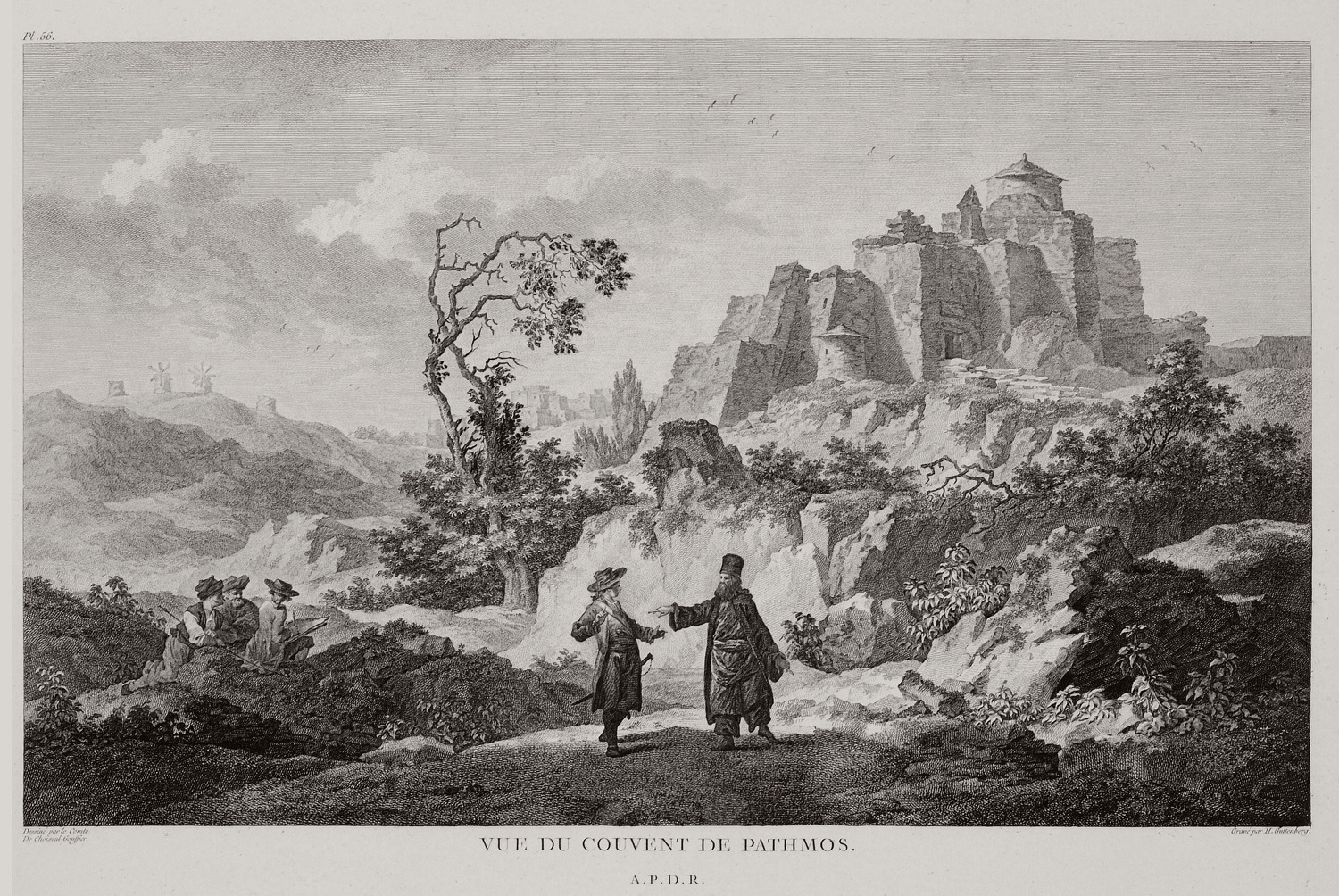 Άποψη μοναστηριού στην Πάτμο