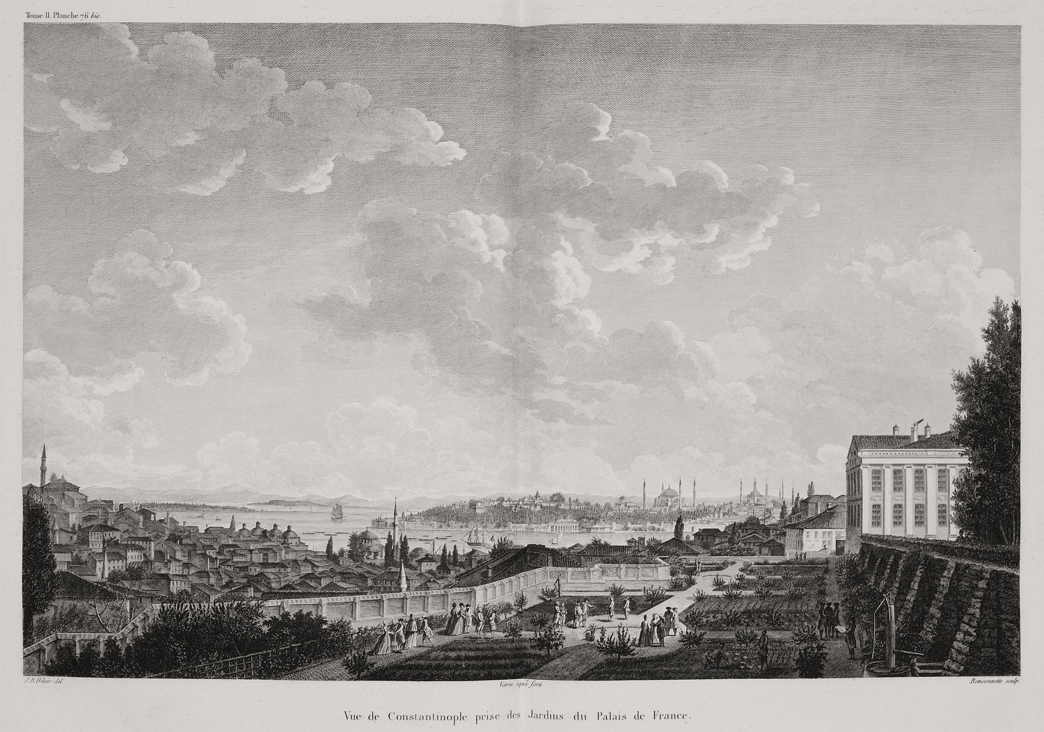 Άποψη της Κωνσταντινούπολης από τη Γαλλική Πρεσβεία στο Πέρα