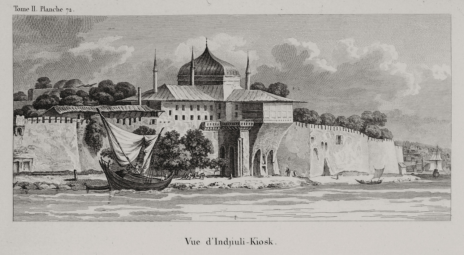 Άποψη του Μαργαριταρένιου Περιπτέρου στο ανάκτορο Τοπ Καπί