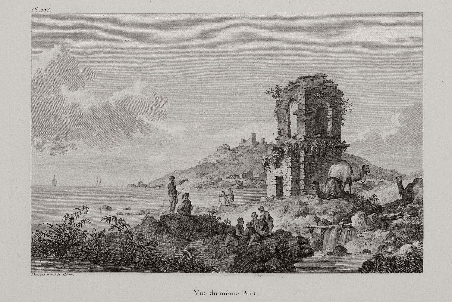 Άποψη του λιμανιού της Ιασσού (Γκιουλούκ)