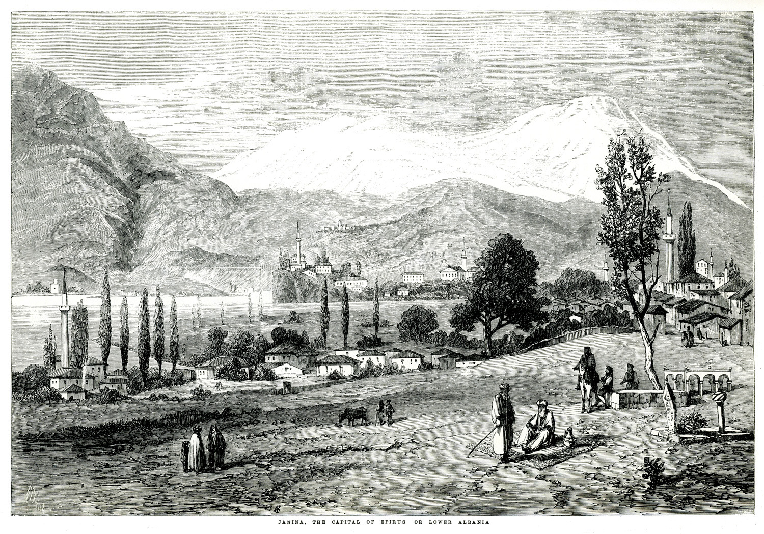 Άποψη των Ιωαννίνων, 1862