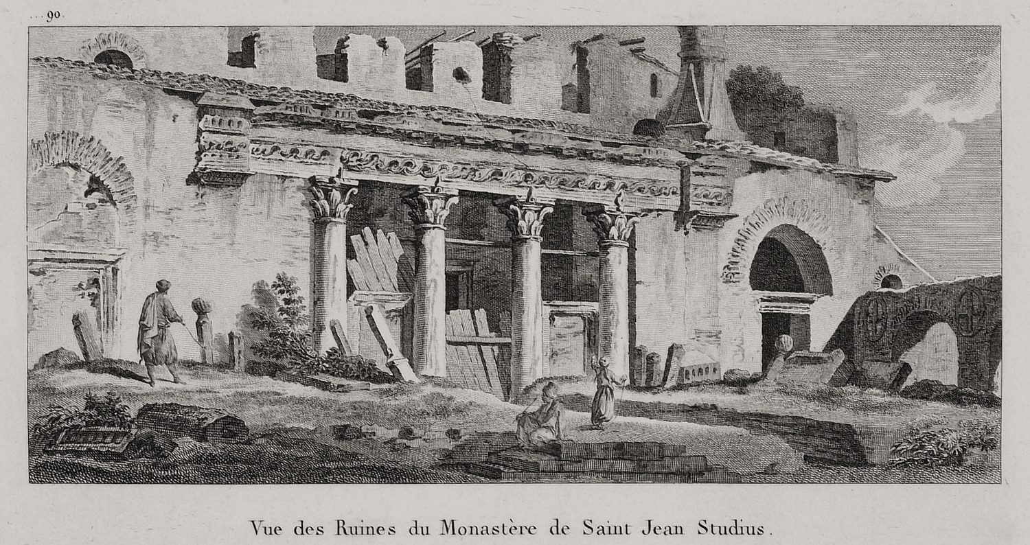 Άποψη των ερειπίων της Μονής Στουδίου