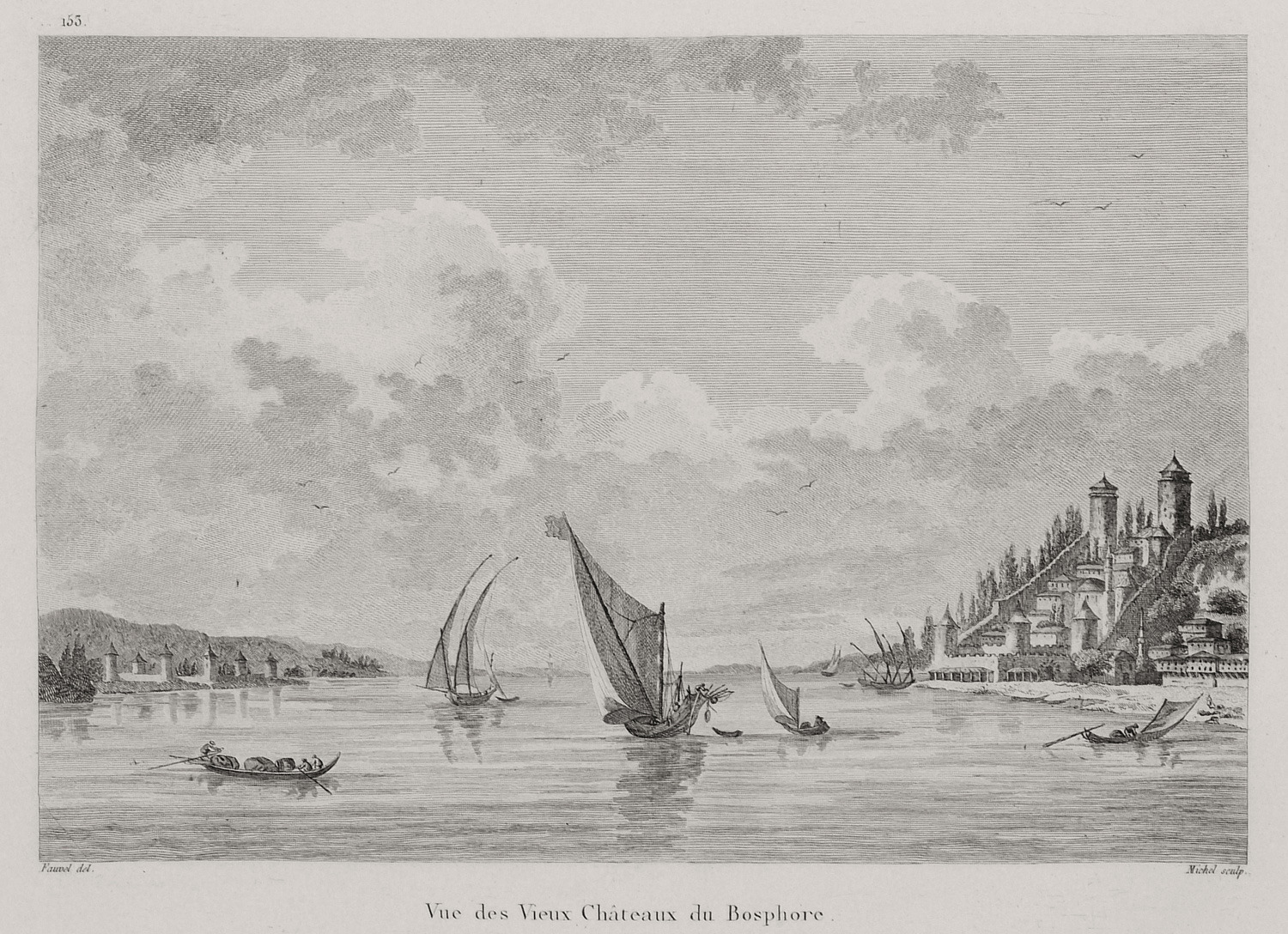 Άποψη των κάστρων του Βοσπόρου