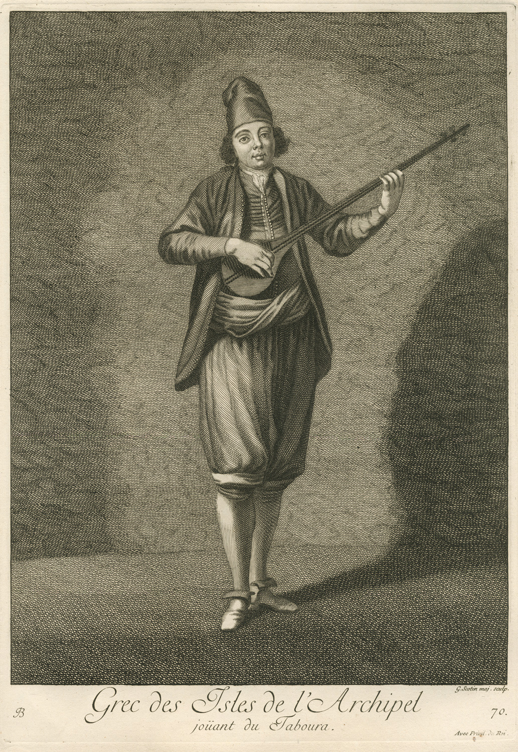 Έλληνας του Αιγαίου που παίζει ταμπουρά