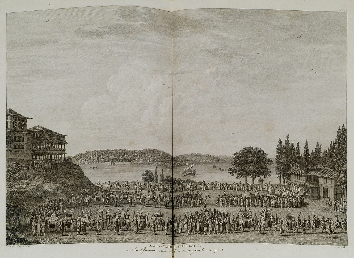 Αναχώρηση καραβανιού με καμήλες και δώρα του Σουλτάνου προς το Ιερό Τέμενος της Μέκκας κατά τη διάρκεια του Ραμαζανιού