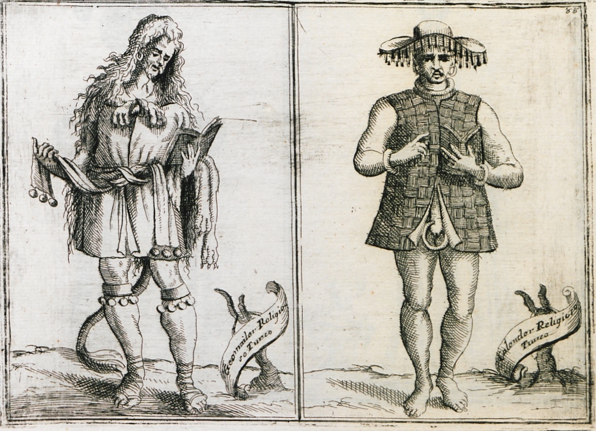 Αριστερά: Περιπλανώμενος προσκυνητής                           Δεξιά: Δερβίσης του τάγματος των Καλεντέρηδων