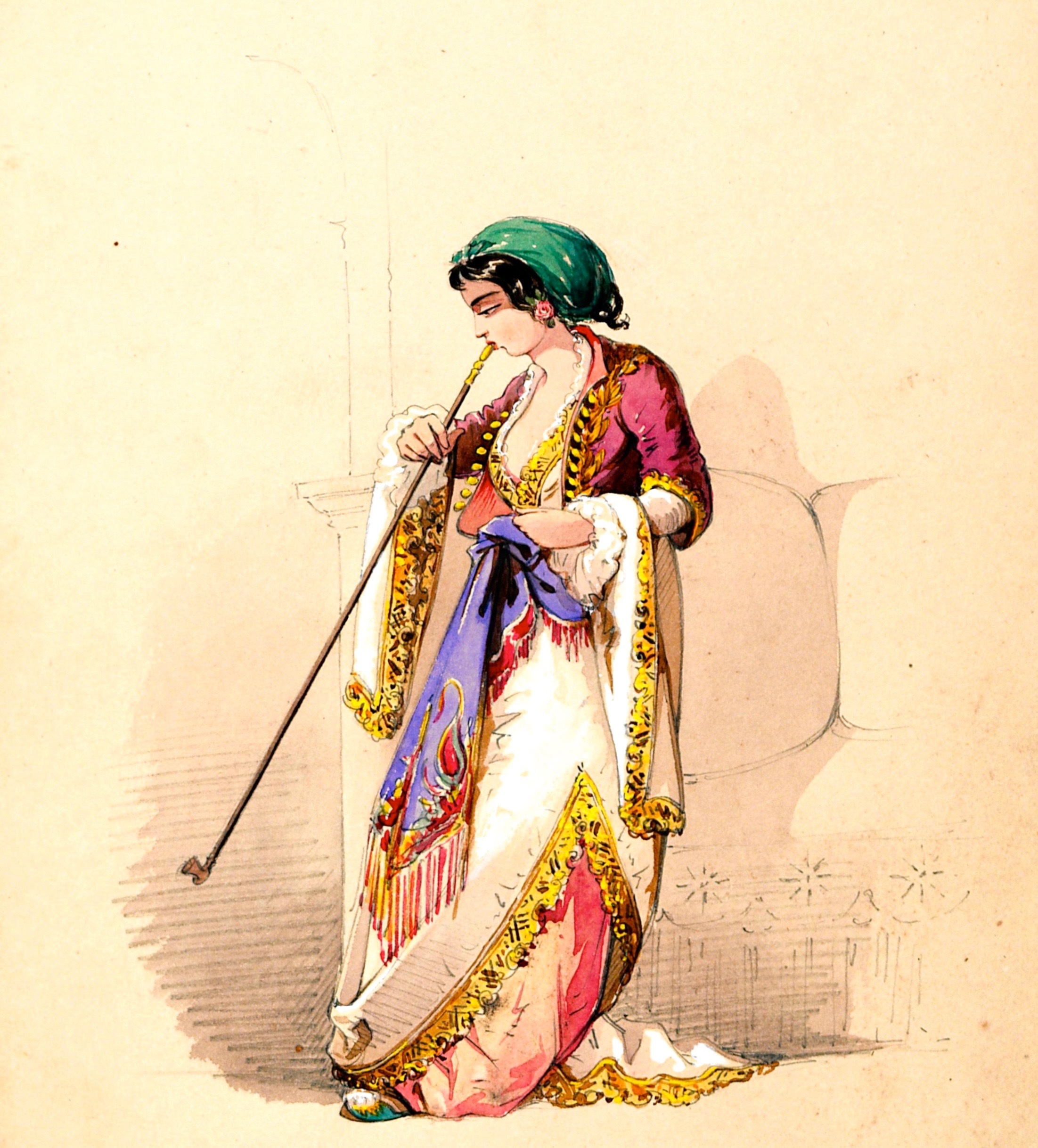 Γυναίκα τουρκικής καταγωγής στην οικία της