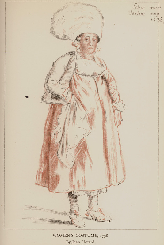 Γυναικεία ενδυμασία από τη Χίο, 1738