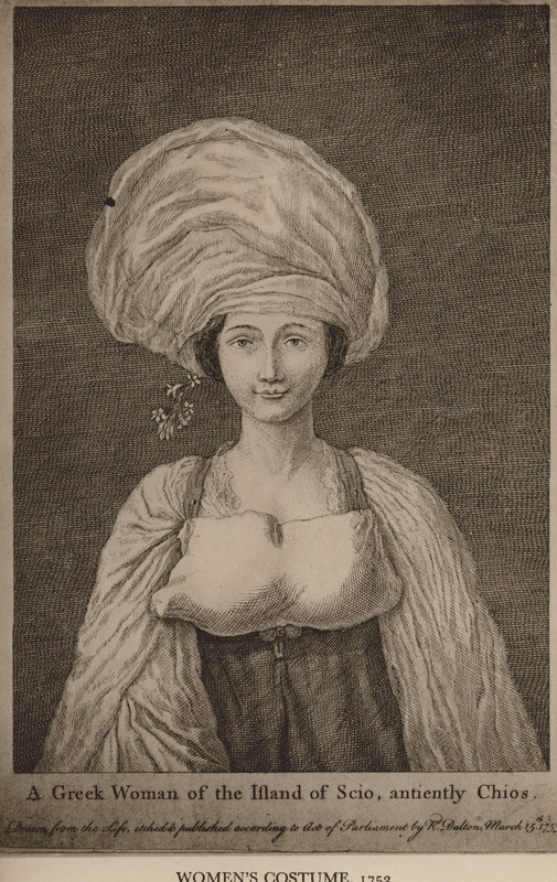 Γυναικεία ενδυμασία από τη Χίο, 1753