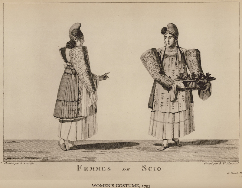 Γυναικεία ενδυμασία από τη Χίο, 1793