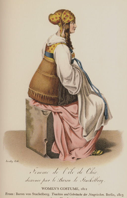Γυναικεία ενδυμασία από τη Χίο, 1811