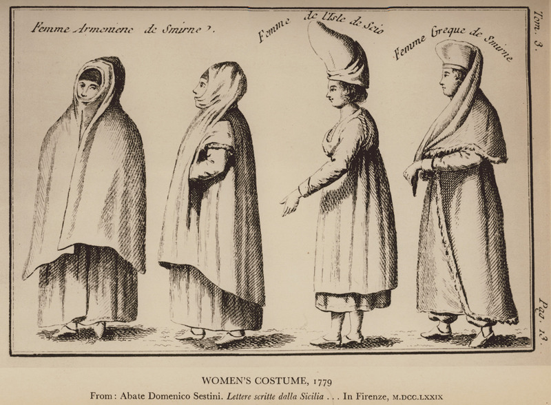 Γυναικείες ενδυμασίες, 1779