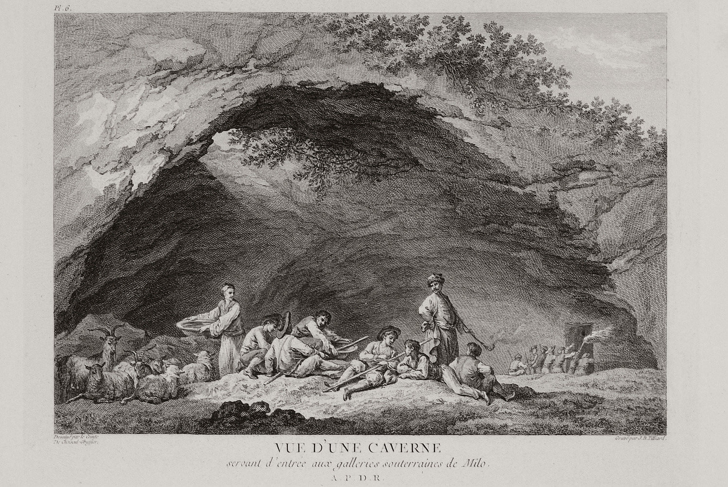 Σπήλαιο που χρησιμεύει ως είσοδος στις κατακόμβες της Μήλου