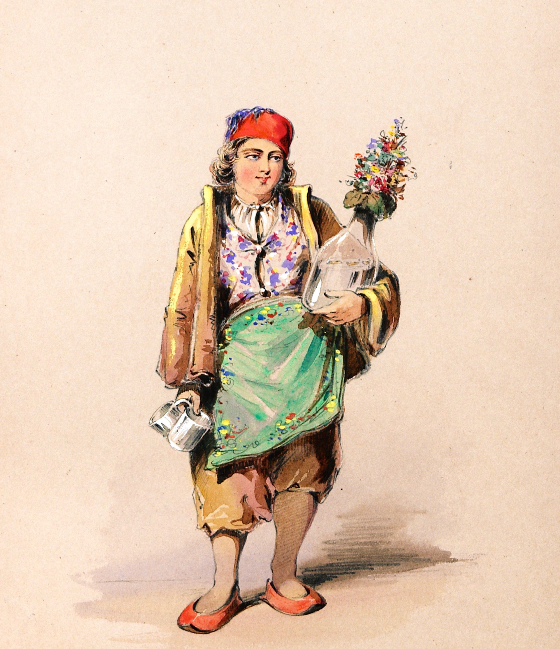 Ελληνίδα πλανόδια ανθοπώλης