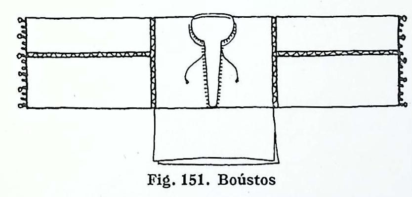 Ενδυμασία γυναίκας χωριού – Άγιος Γεώργιος Συκούσης 151.Μπούστος