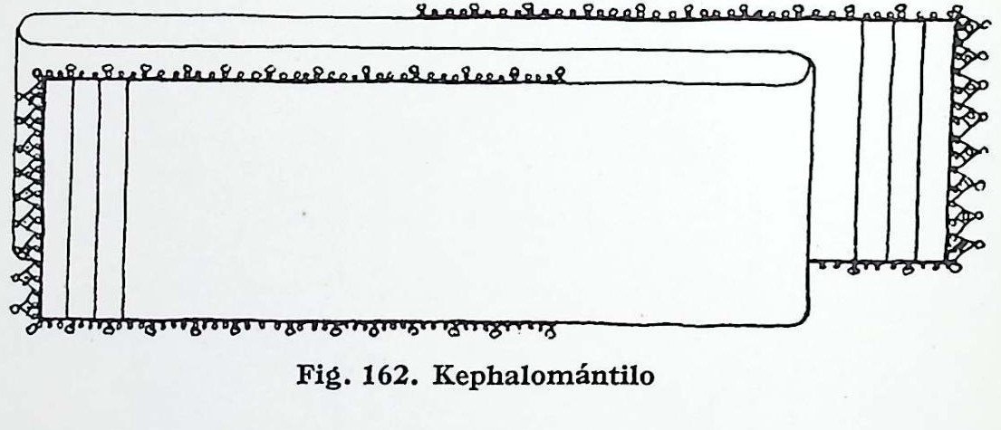 Ενδυμασία γυναίκας χωριού – Άγιος Γεώργιος Συκούσης  – 162.Κεφαλομάντιλο