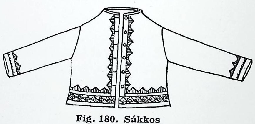 Ενδυμασία γυναίκας χωριού – Βορειόχωρα -Βίκι-180. Σάκκος