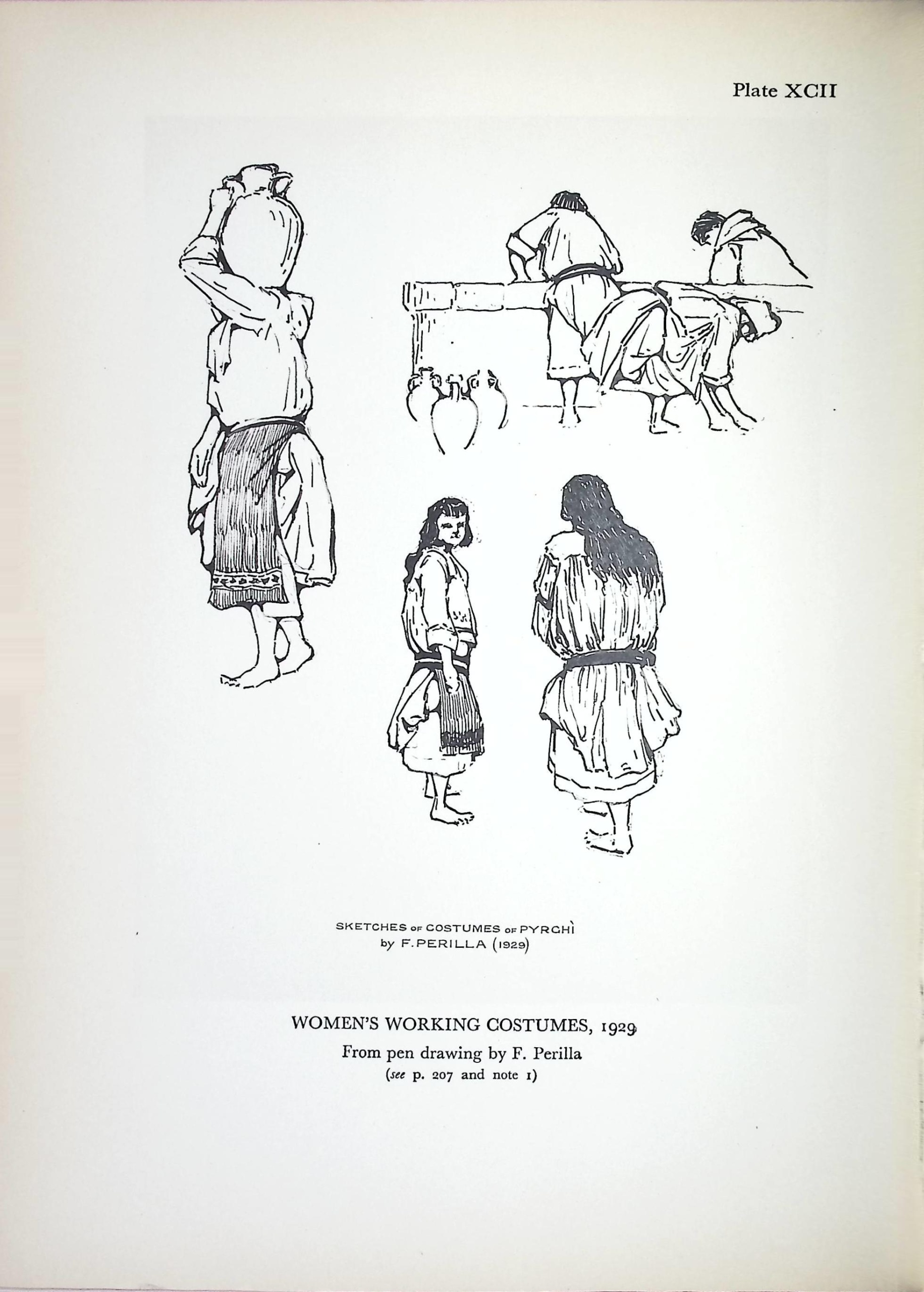 Ενδυμασίες γυναίκας  που εργάζεται 1929