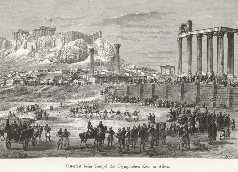 Εορτασμός του Πάσχα στον Ναό του Ολυμπίου Διός