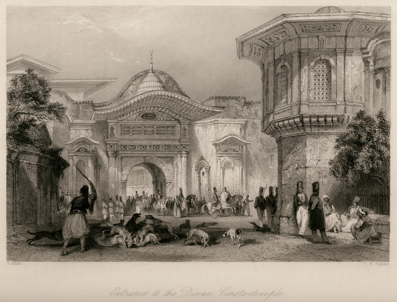 Η κεντρική είσοδος του διοικητηρίου της Κωνσταντινούπολης