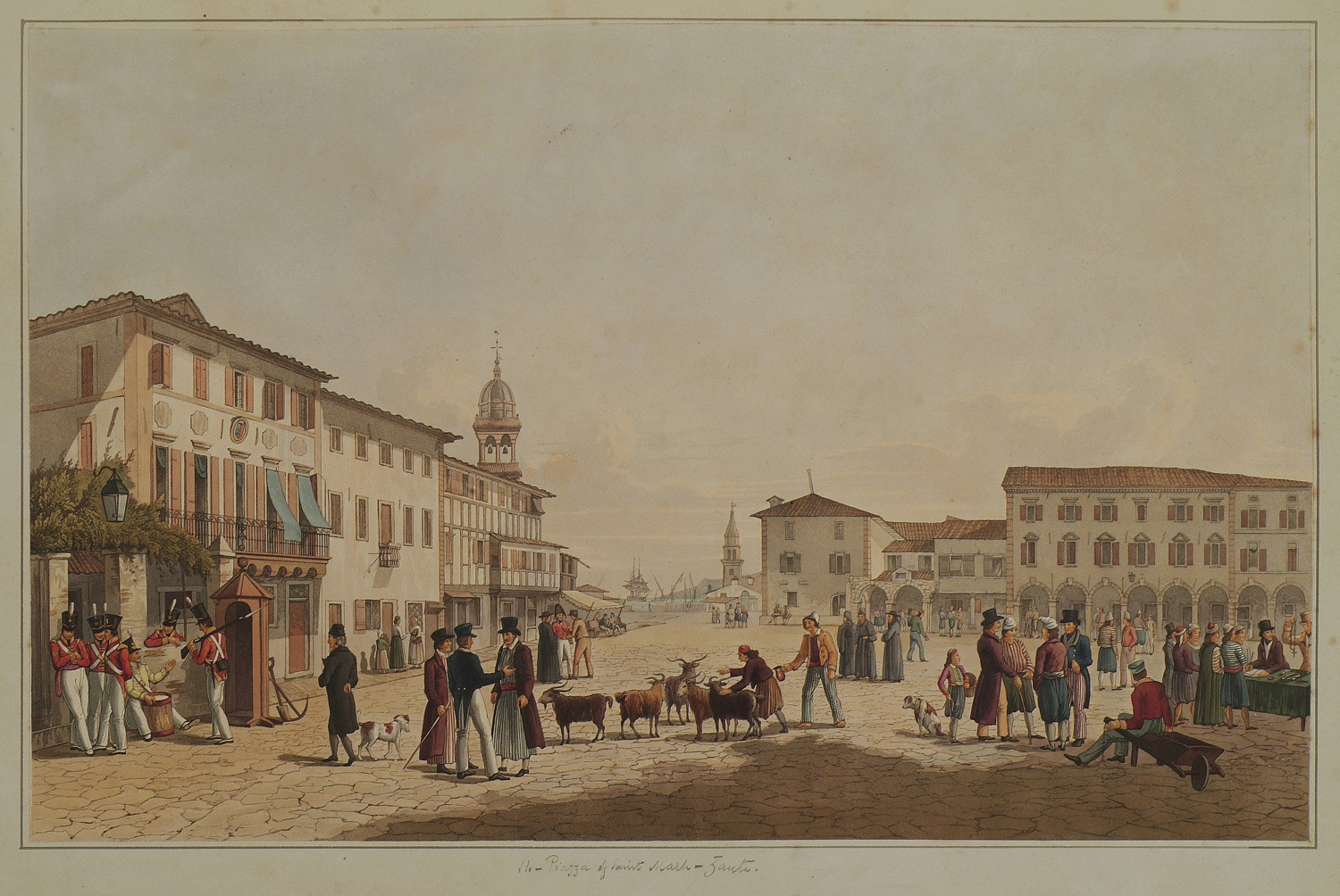 Η πλατεία του Αγίου Μάρκου στη Ζάκυνθο