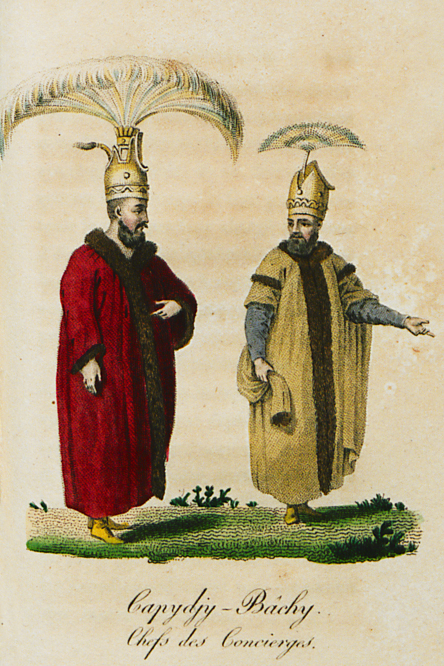 Καπιτζί Μπασί, τελετάρχης του παλατιού του Σουλτάνου