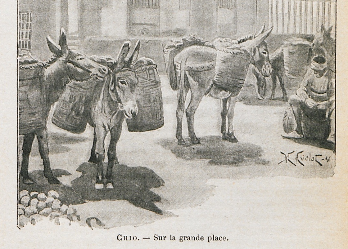 Καραβάνι προϊόντων σε πλατεία της Χίου