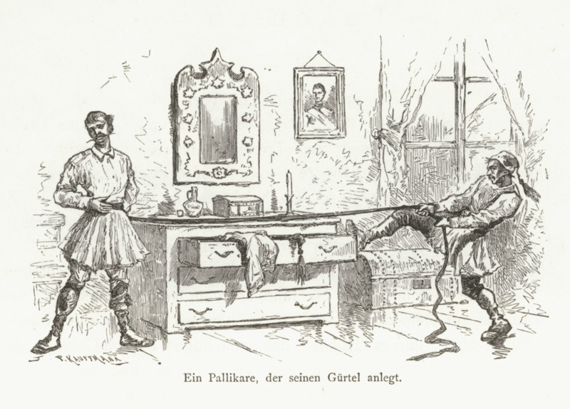 Νεαρός άνδρας δένει τη ζώνη του