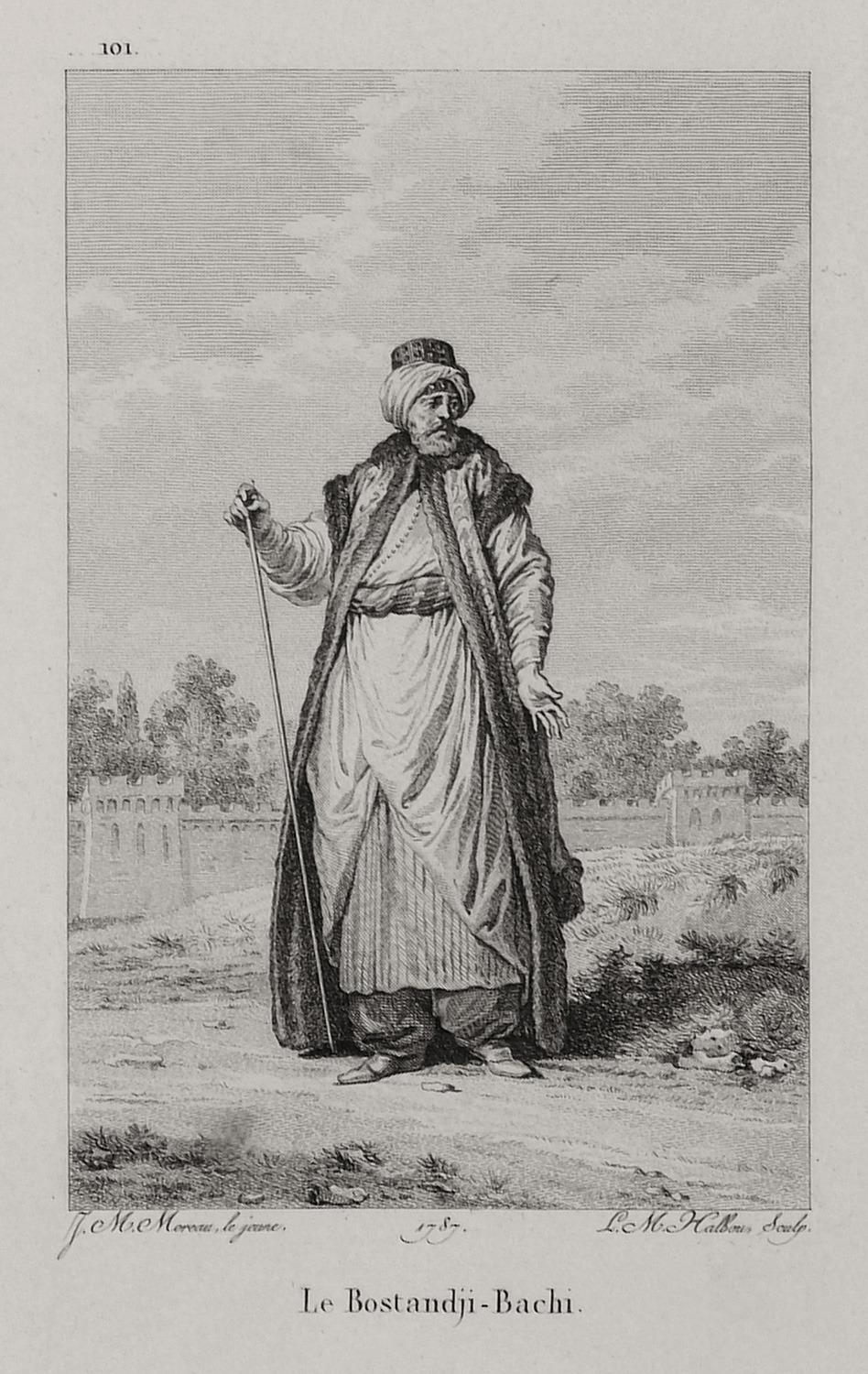 Ο επικεφαλής της φρουράς του παλατιού (Μποσταντζί μπασί)