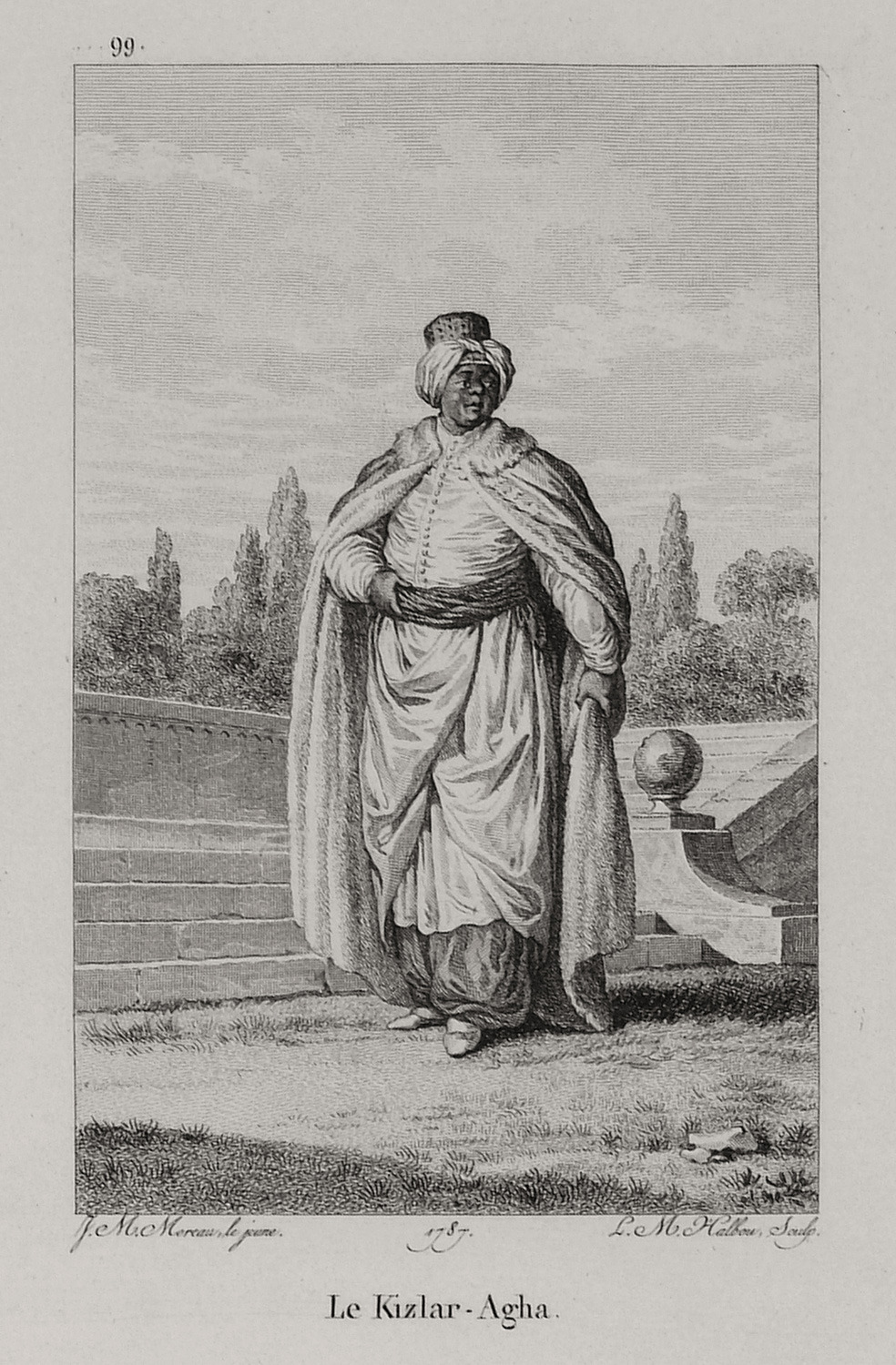 Ο επικεφαλής των μαύρων ευνούχων του παλατιού του Σουλτάνου (Κιζλάρ Αγάς)