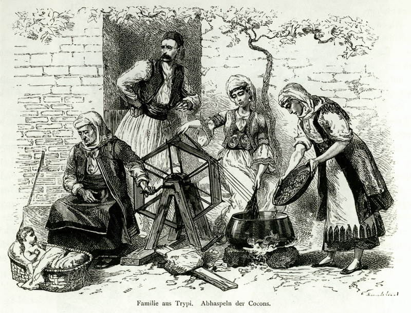 Οικογένεια από την Τρύπη-Αναπήνιση κουκουλιού