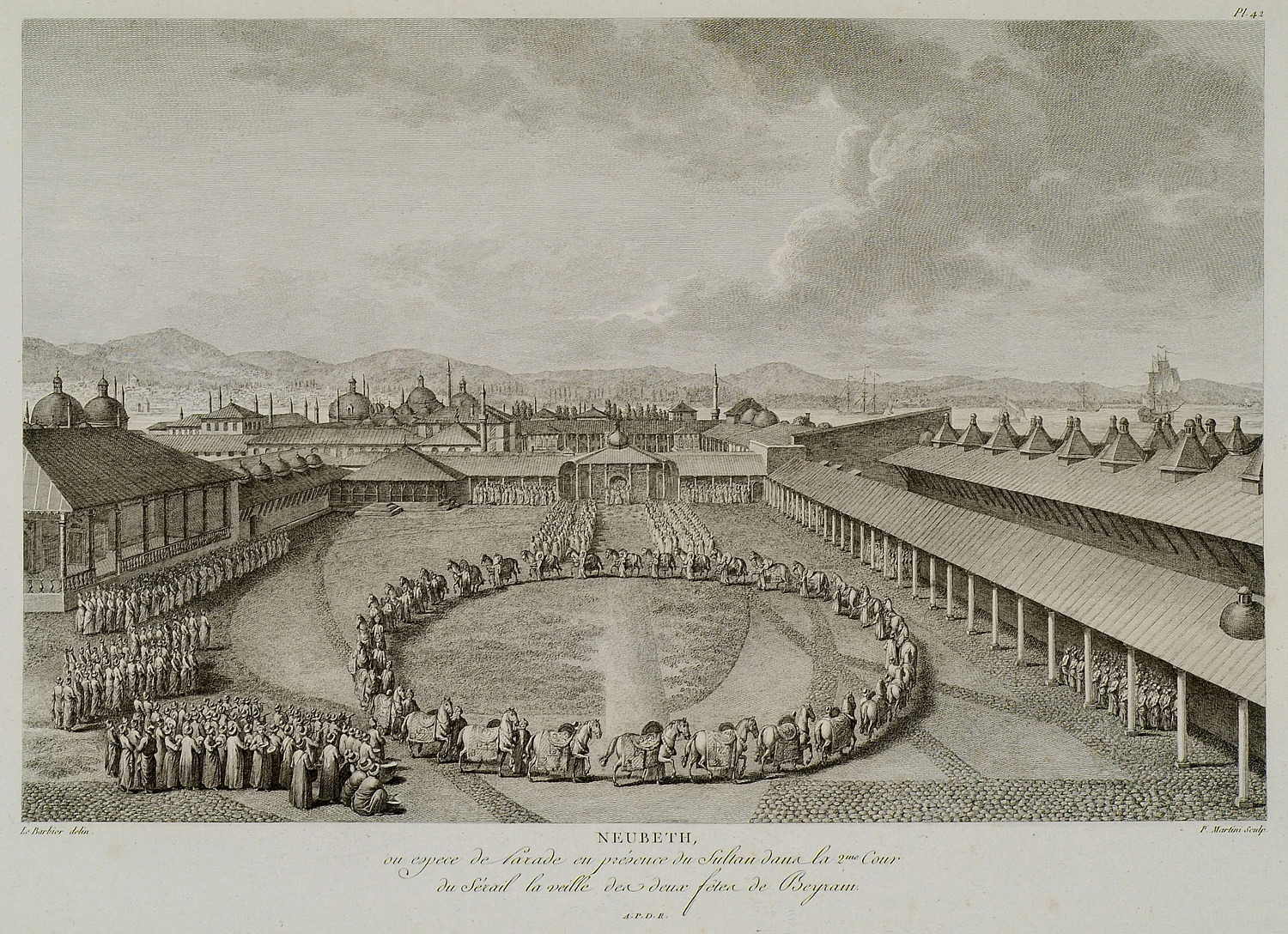 Παρέλαση αλόγων προς τιμήν του Σουλτάνου