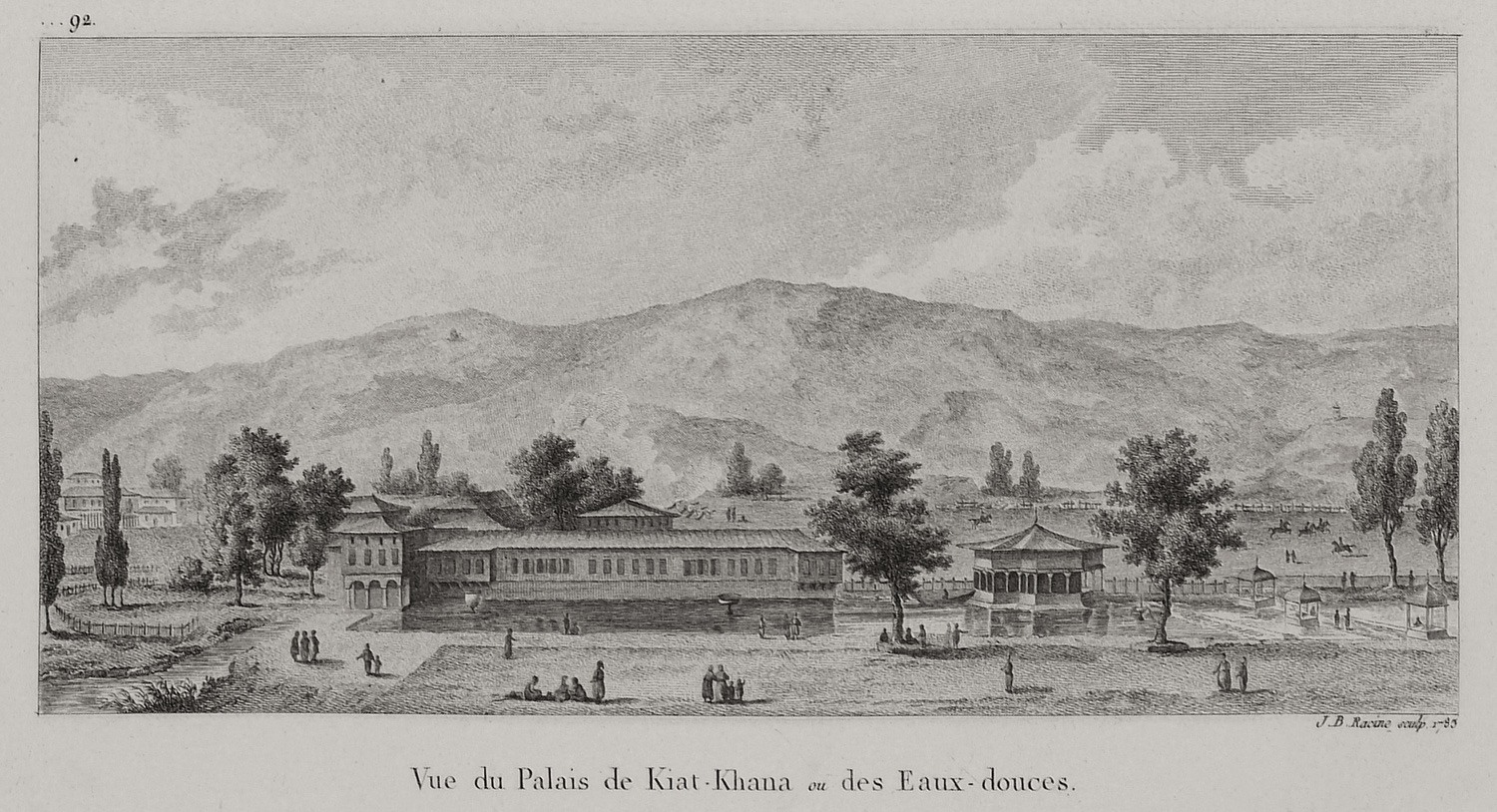 Το ανάκτορο του Σαανταμπάντ στα Γλυκά Νερά της Ευρώπης (σημερινό Καΐτ Χανέ)