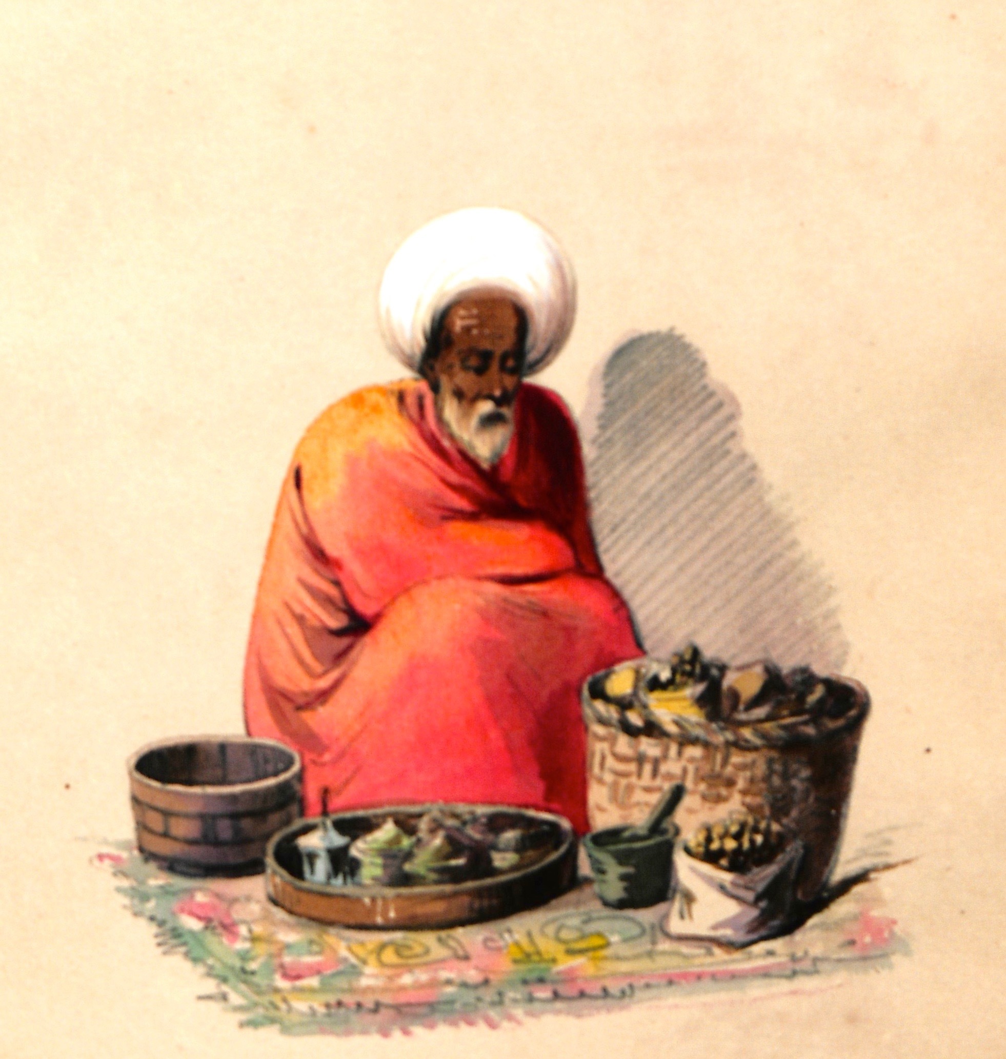 Τούρκος πλανόδιος πωλητής μπαχαρικών και γλυκισμάτων