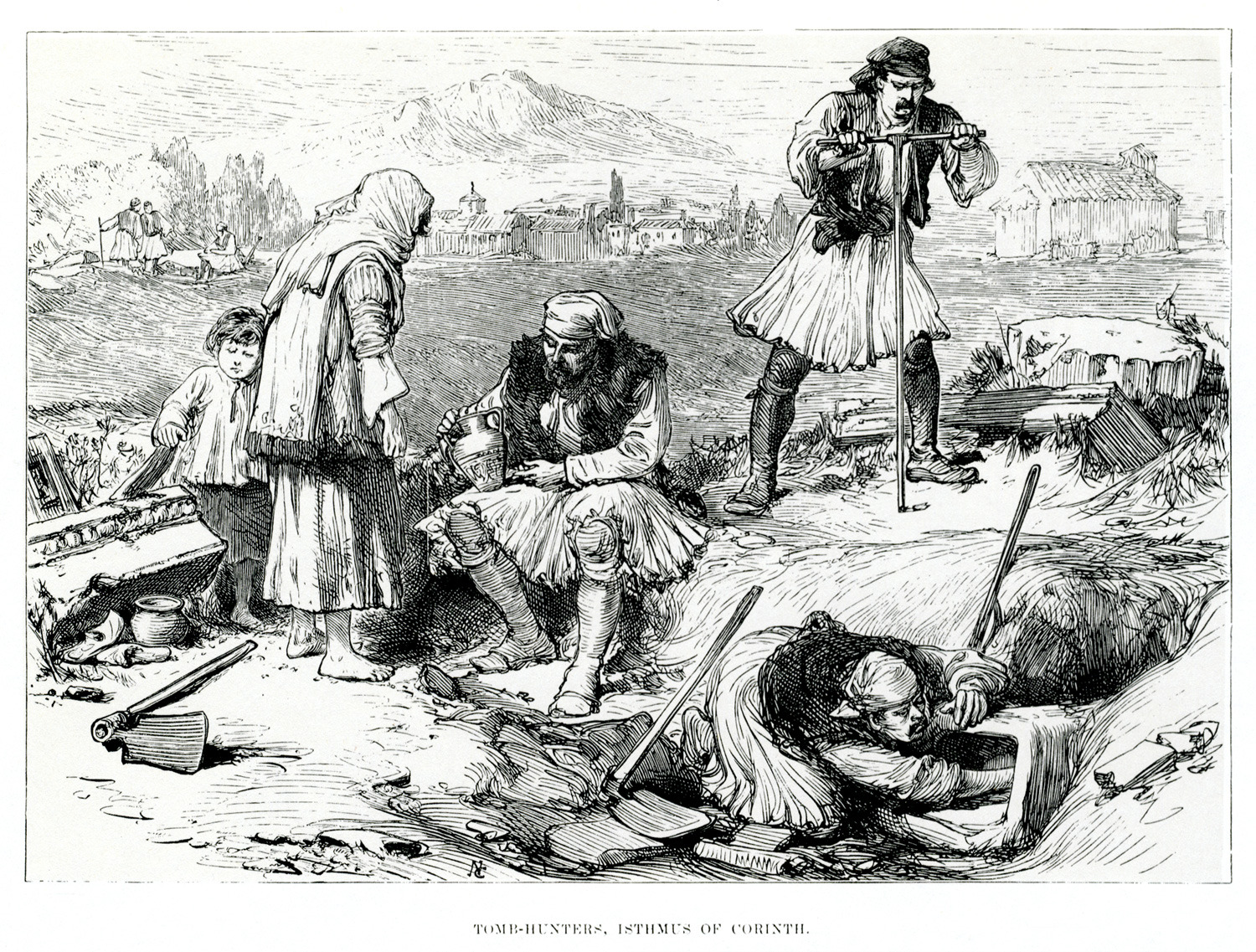 Τυμβωρύχοι στον Ισθμό της Κορίνθου