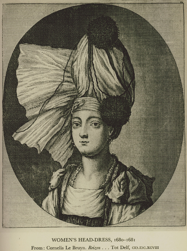 Κεφαλόδεσμος γυναίκας από τη Χίο, 1680-1681