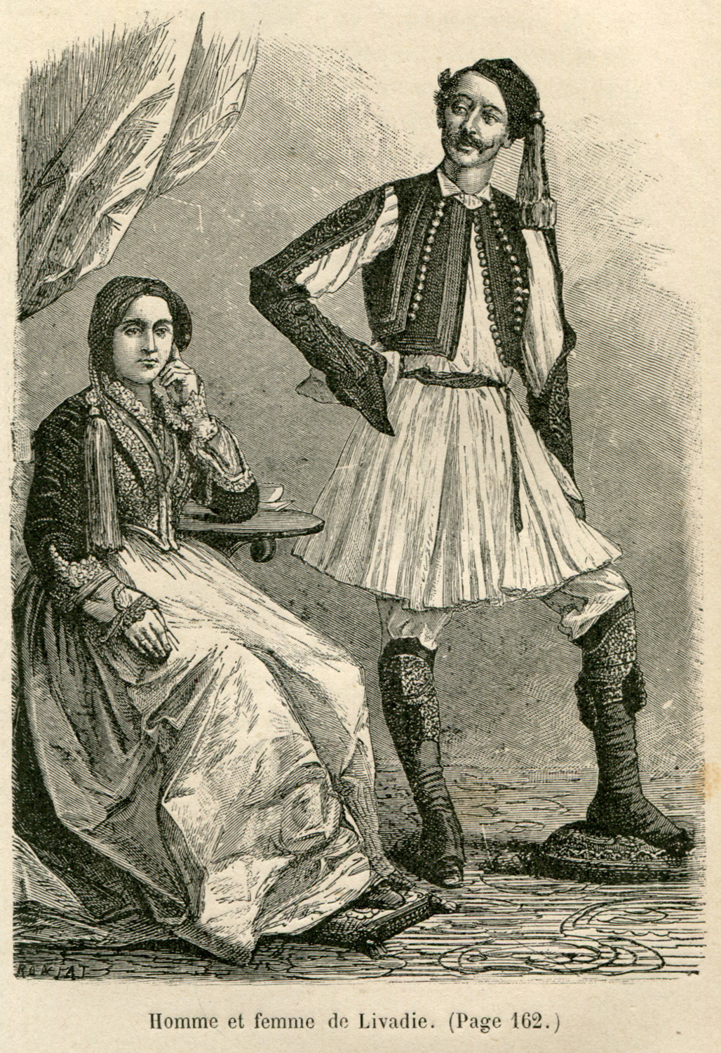 Άντρας και γυναίκα από τη Λιβαδειά