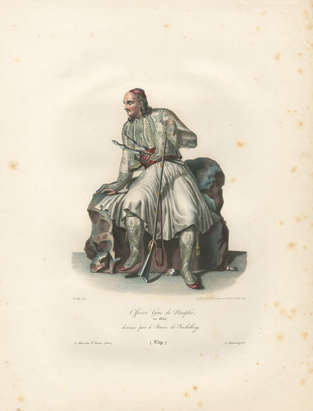 Έλληνας αξιωματικός από το Ναύπλιο, 1825