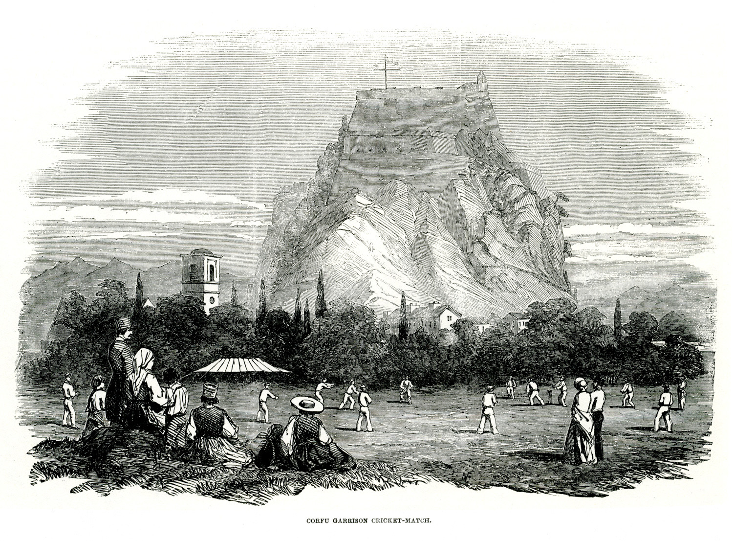 Αγώνας κρίκετ στην πόλη της Κέρκυρας, Ιούλιος 1853