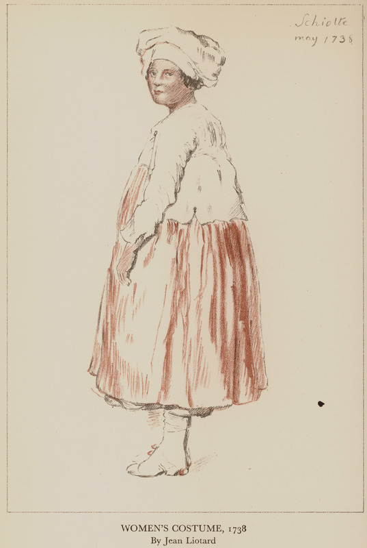 Γυναικεία ενδυμασία από τη Χίο, 1738