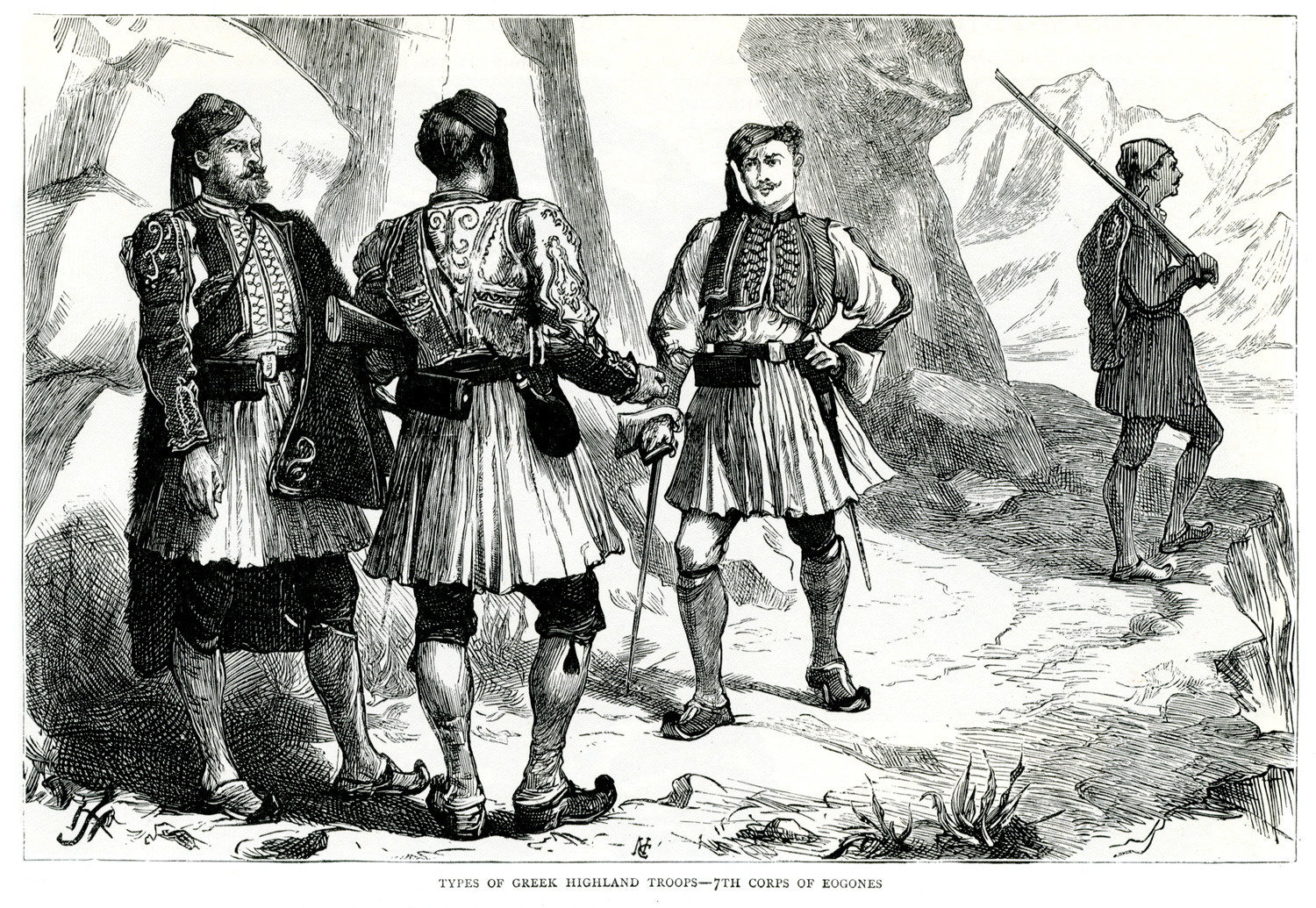 Διάφοροι τύποι από ορεσίβιους Έλληνες