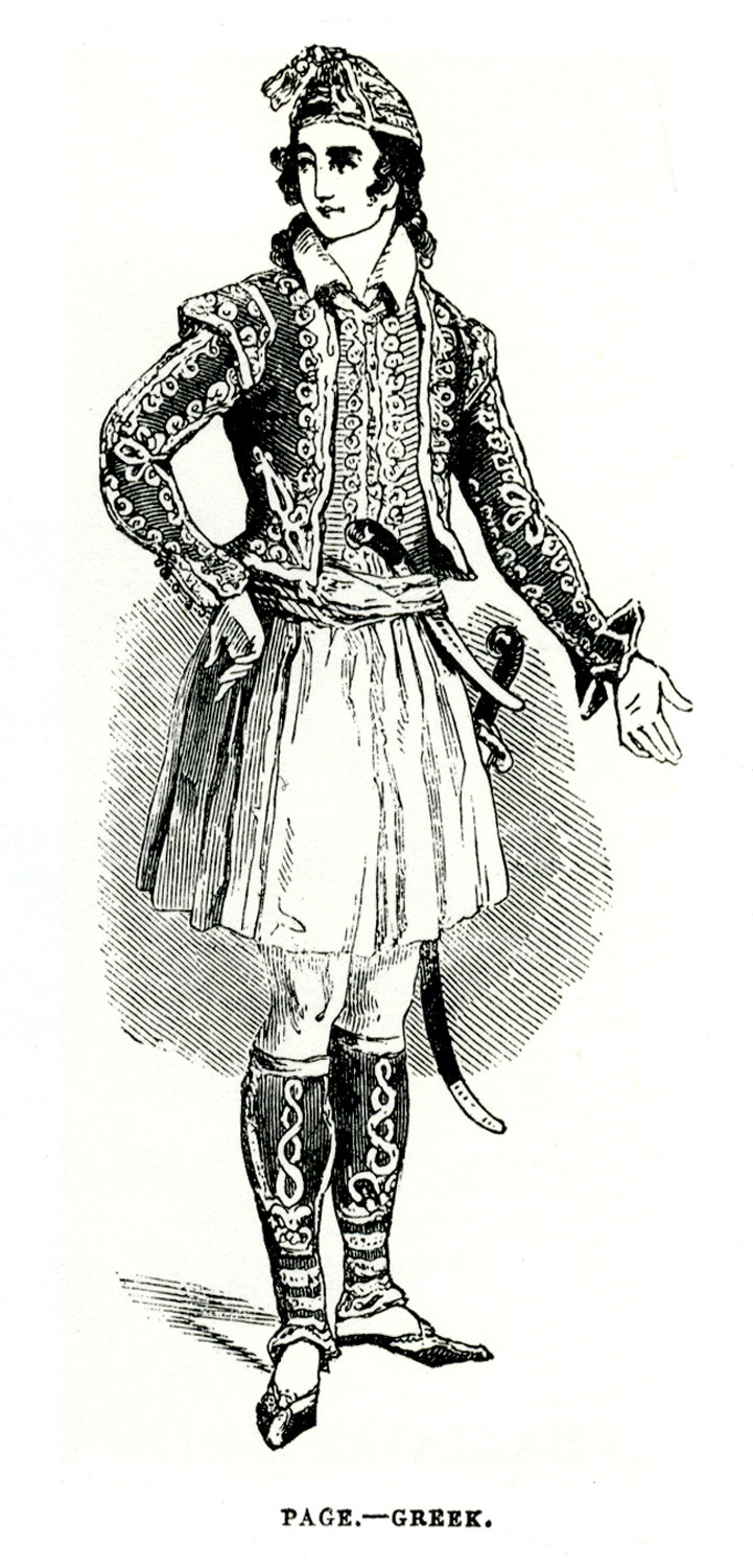 Ελληνικό κουστούμι , 1844