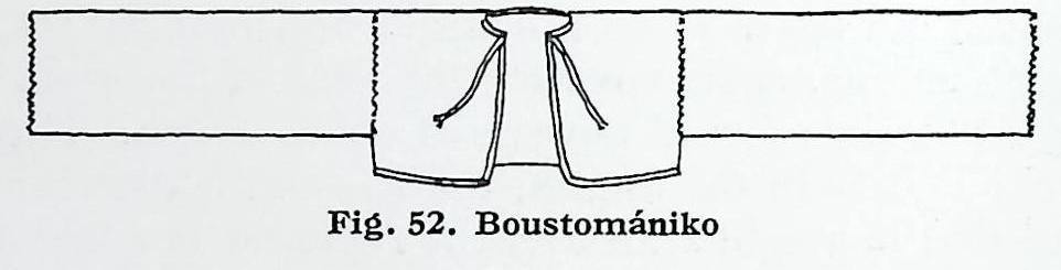 Ενδυμασία γυναίκας χωριού-Μαστιχοχώρια -Νένιτα-                 52. Μπουστομάνικο