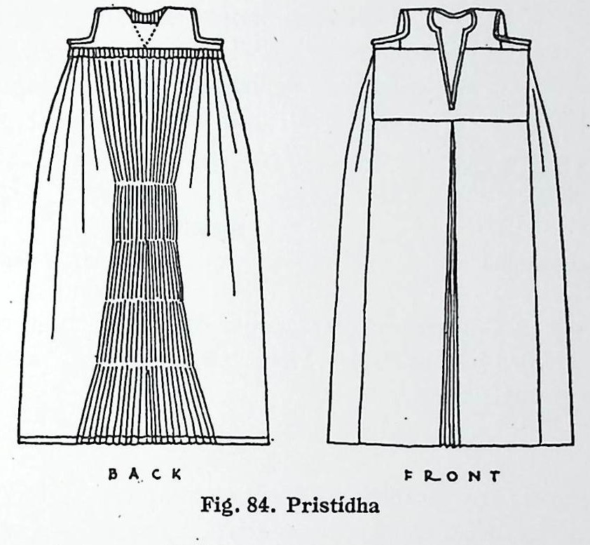 Ενδυμασία γυναίκας χωριού  Μαστιχοχώρια – Πυργί-                84. Πριστίδα