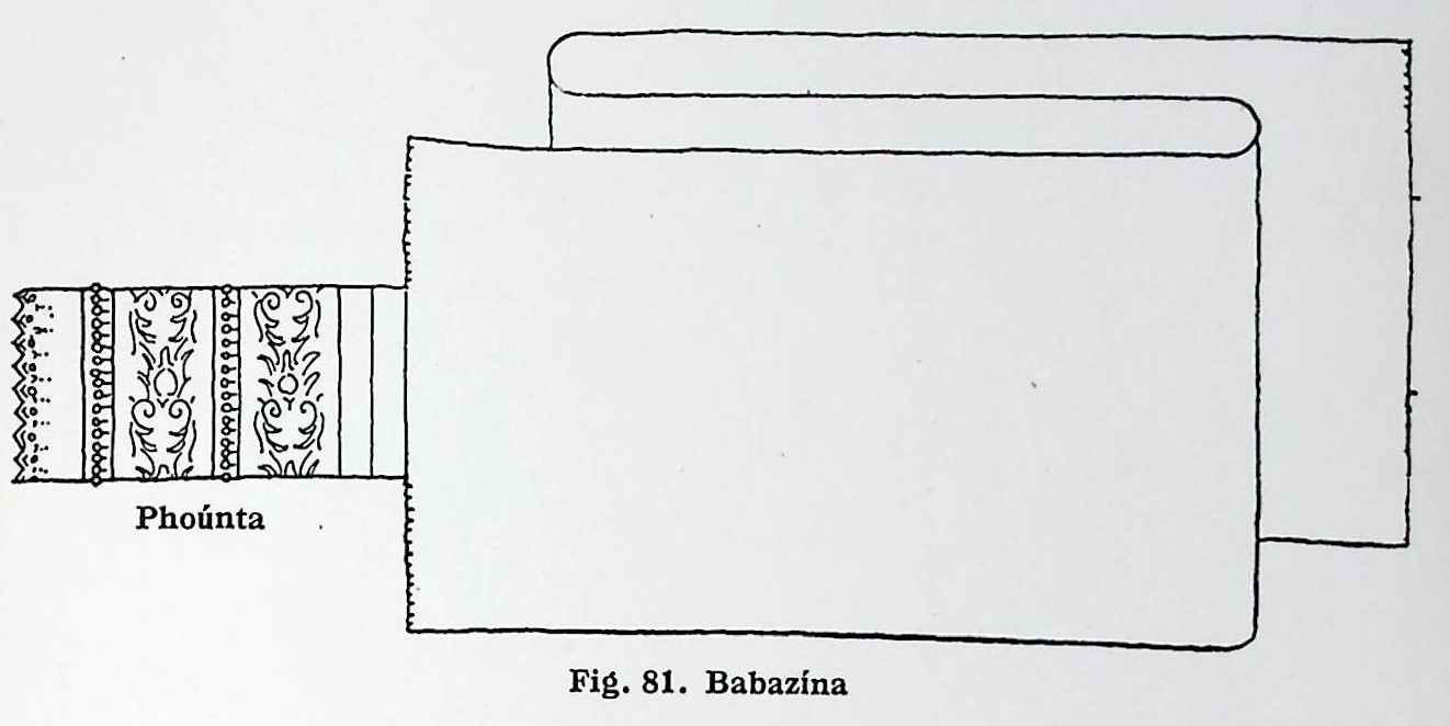 Ενδυμασία γυναίκας χωριού – Μαστιχοχώρια –Καλαμωτή-         81. Σαρίκι
