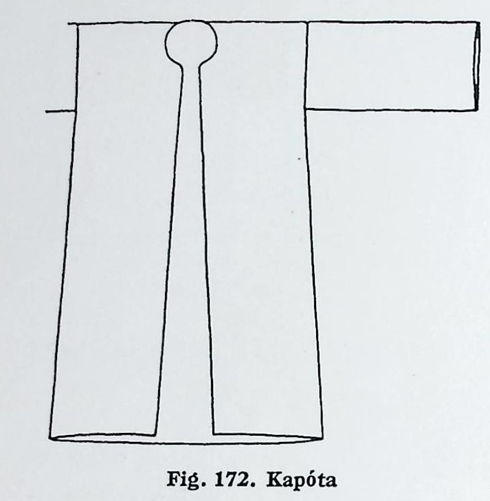 Ενδυμασία γυναίκας χωριού – Βορειόχωρα -Καρδάμυλα-                  172. Καπότα
